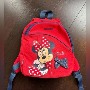 American Tourister Red Minnie Mouse Backpack